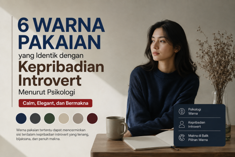 6 Warna Pakaian yang Identik dengan Kepribadian Introvert Menurut Psikologi