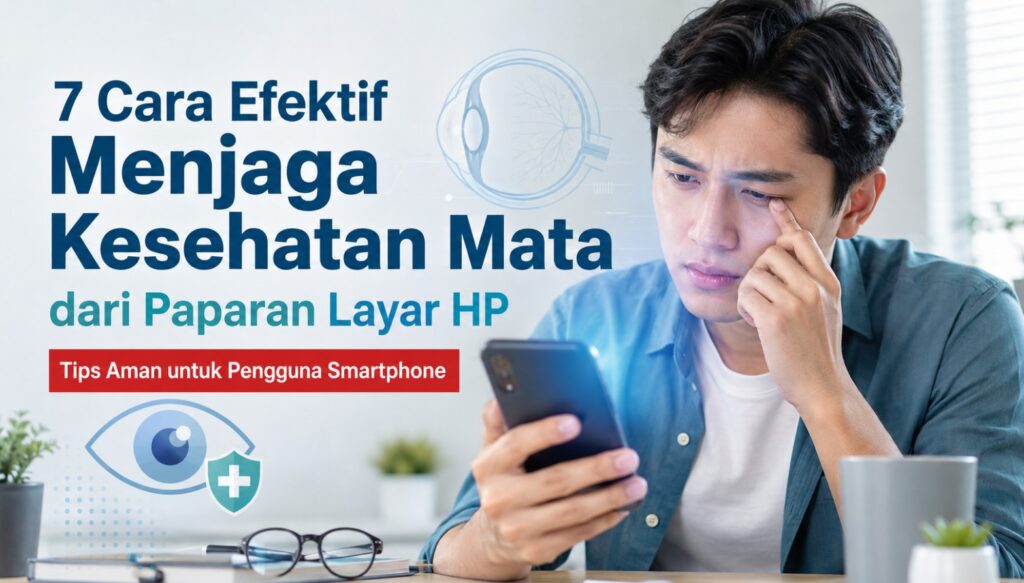 7 Cara Efektif Menjaga Kesehatan Mata dari Paparan Layar HP