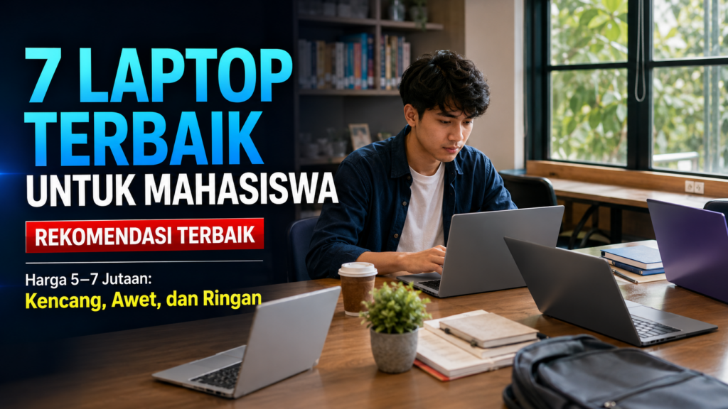 7 Laptop Terbaik untuk Mahasiswa Harga 5-7 Jutaan Kencang, Awet, dan Ringa