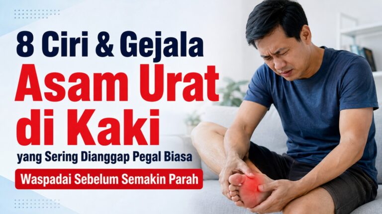8 Ciri dan Gejala Asam Urat di Kaki yang Sering Dianggap Pegal Biasa