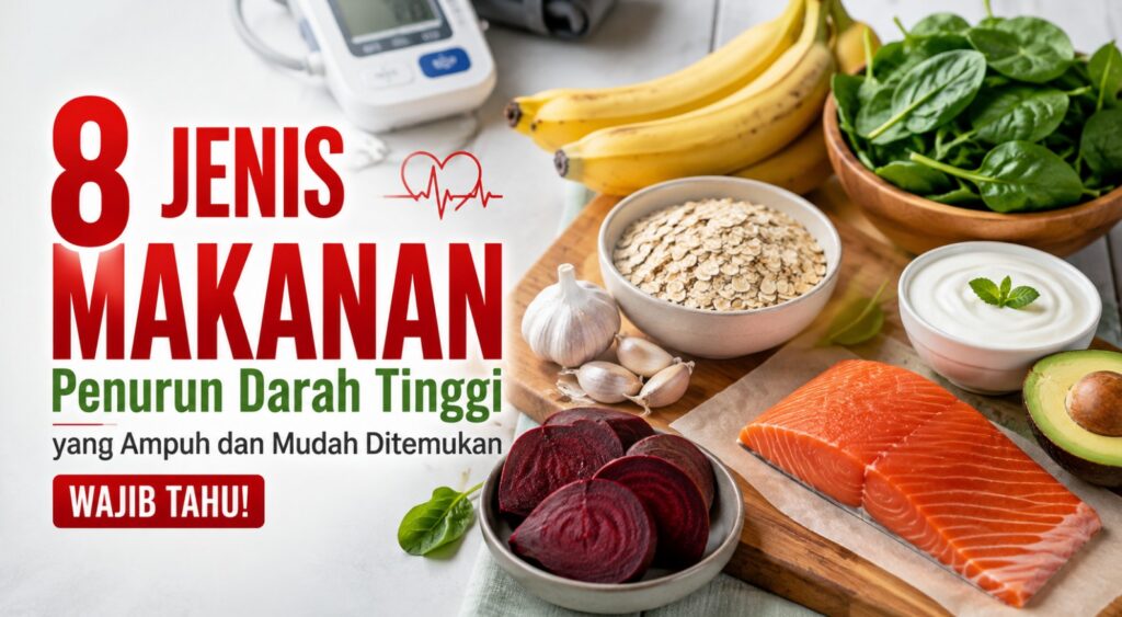 8 Jenis Makanan Penurun Darah Tinggi yang Ampuh dan Mudah Ditemukan