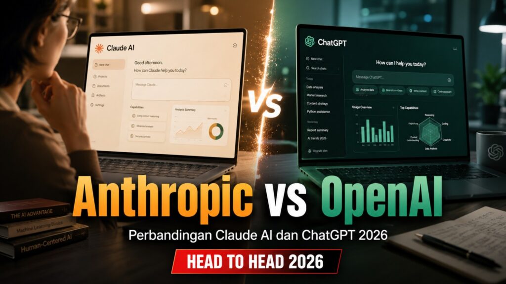 Anthropic vs OpenAI Perbandingan Claude AI dan ChatGPT 2026