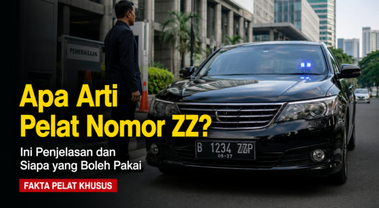 Apa Arti Pelat Nomor ZZ? Ini Penjelasan dan Siapa yang Boleh Pakai