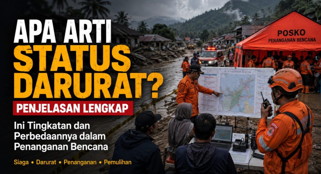 Apa Arti Status Darurat Ini Tingkatan dan Perbedaannya dalam Penanganan Bencana
