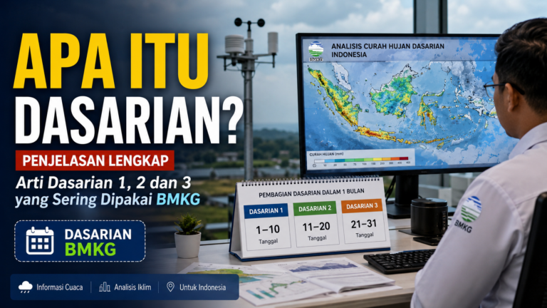 Apa Itu Dasarian? Arti Dasarian 1, 2 dan 3 yang Sering Dipakai BMKG
