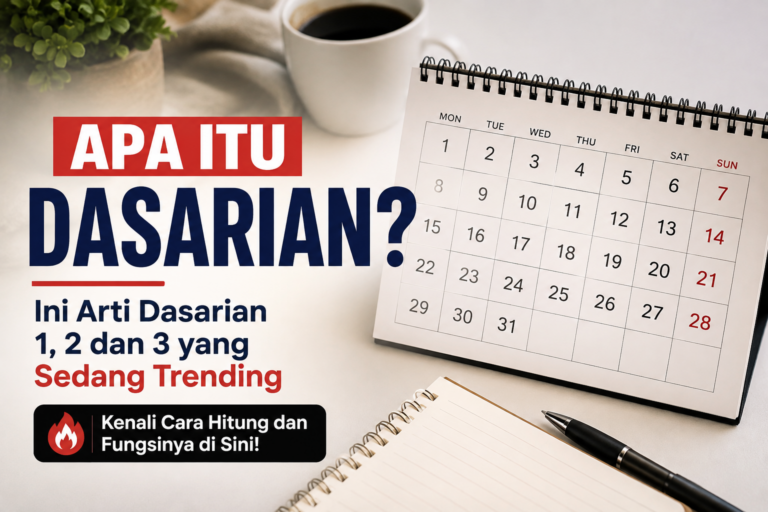 Apa Itu Dasarian? Ini Arti Dasarian 1, 2 dan 3 yang Sedang Trending