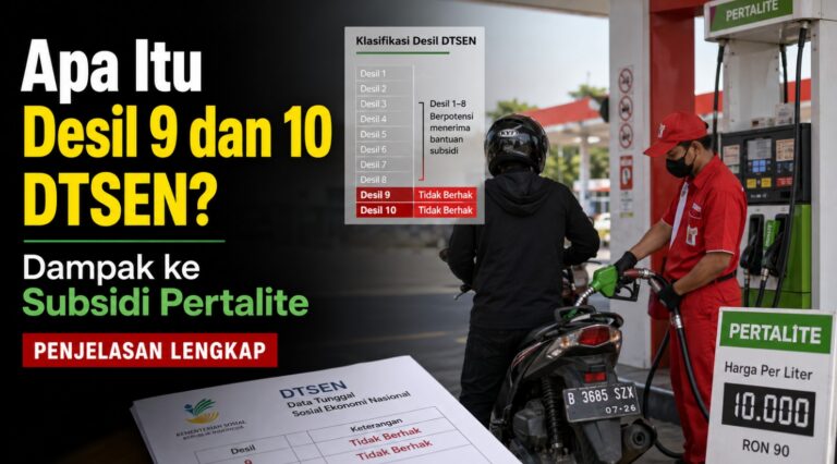 Apa Itu Desil 9 dan 10 DTSEN? Dampak ke Subsidi Pertalite