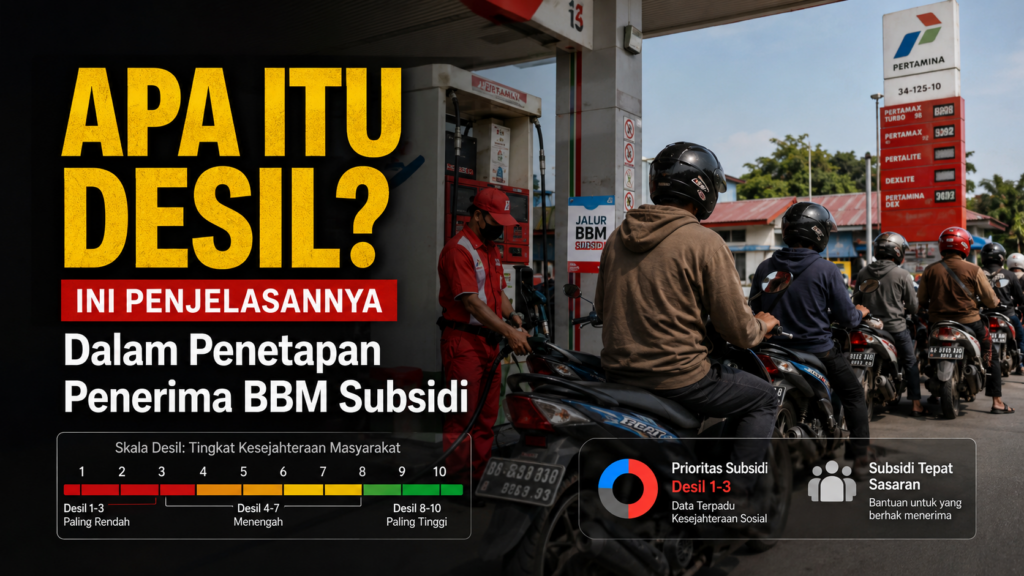 Apa Itu Desil dalam Penetapan Penerima BBM Subsidi Ini Penjelasannya