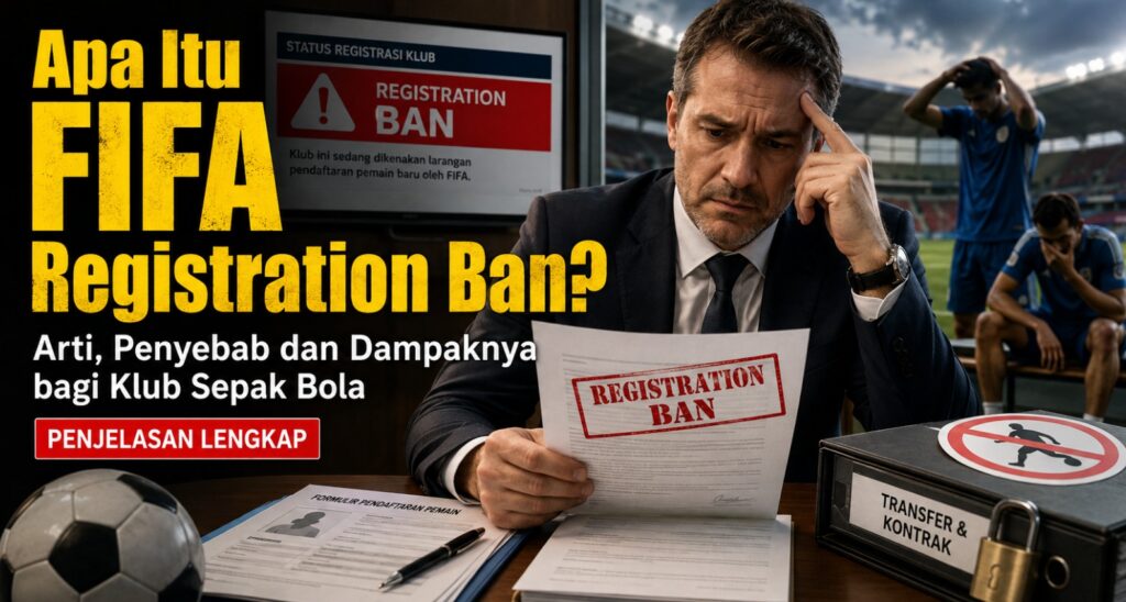 Apa Itu FIFA Registration Ban Arti, Penyebab dan Dampaknya bagi Klub Sepak Bola