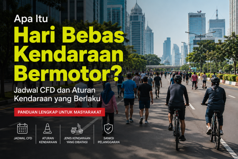 Apa Itu Hari Bebas Kendaraan Bermotor? Jadwal CFD dan Aturan Kendaraan yang Berlaku