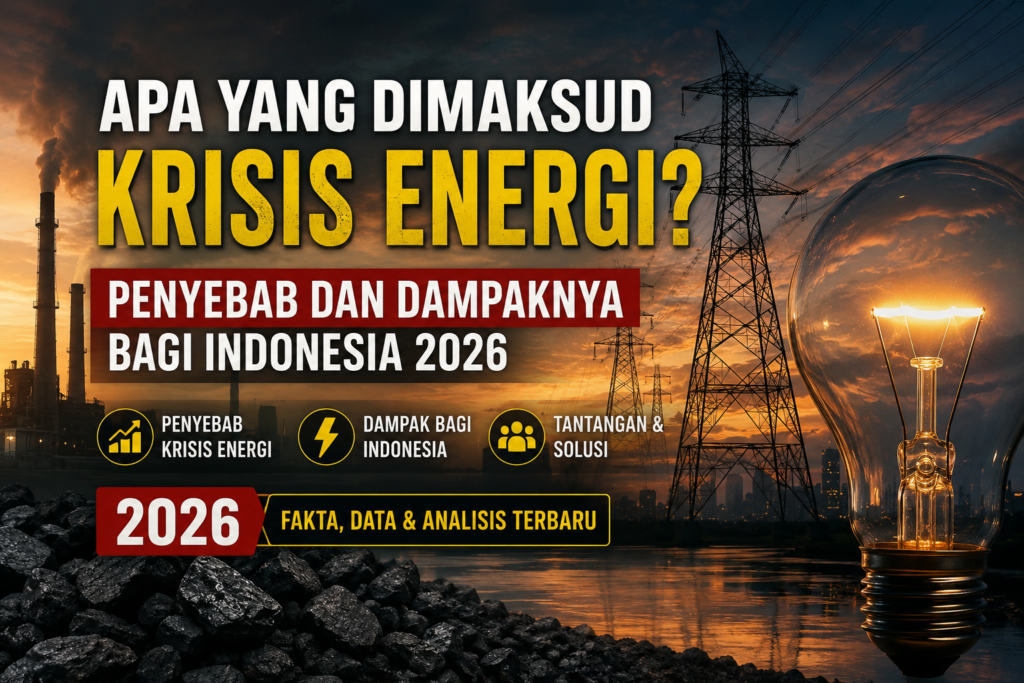 Apa yang Dimaksud Krisis Energi Penyebab dan Dampaknya bagi Indonesia 2026