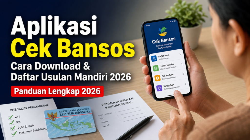 Aplikasi Cek Bansos Cara Download & Daftar Usulan Mandiri 2026