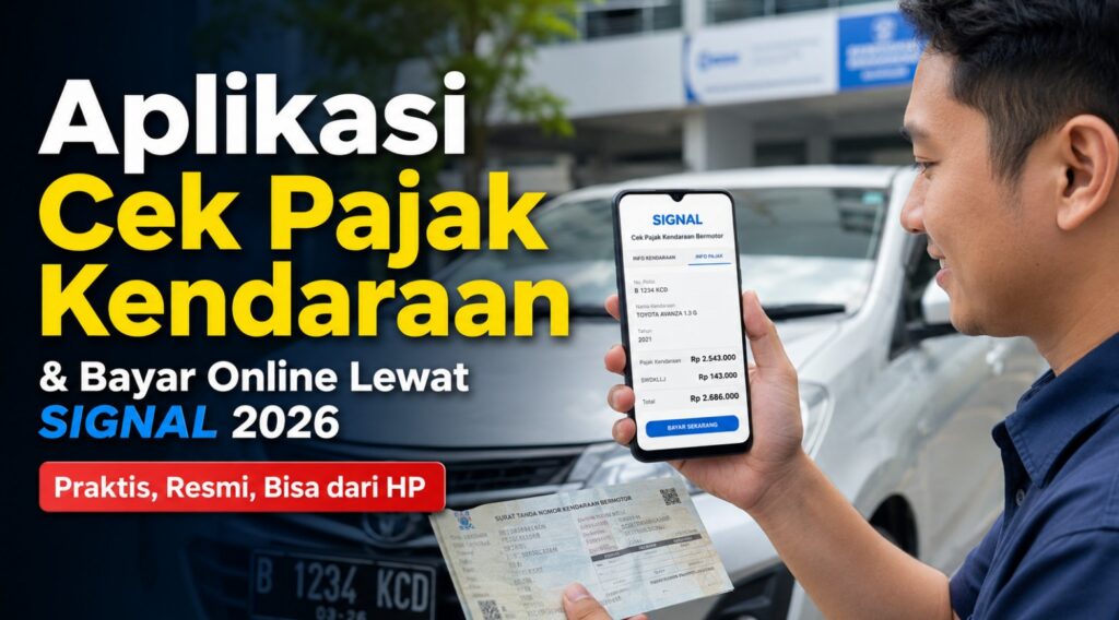 Aplikasi Cek Pajak Kendaraan & Bayar Online Lewat SIGNAL 2026