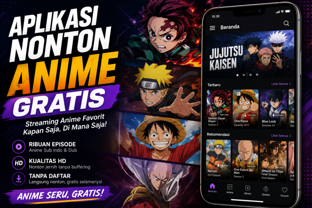 Aplikasi Nonton Anime Gratis