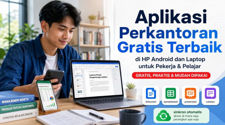 Aplikasi Perkantoran Gratis Terbaik di HP Android dan Laptop untuk Pekerja & Pelajar