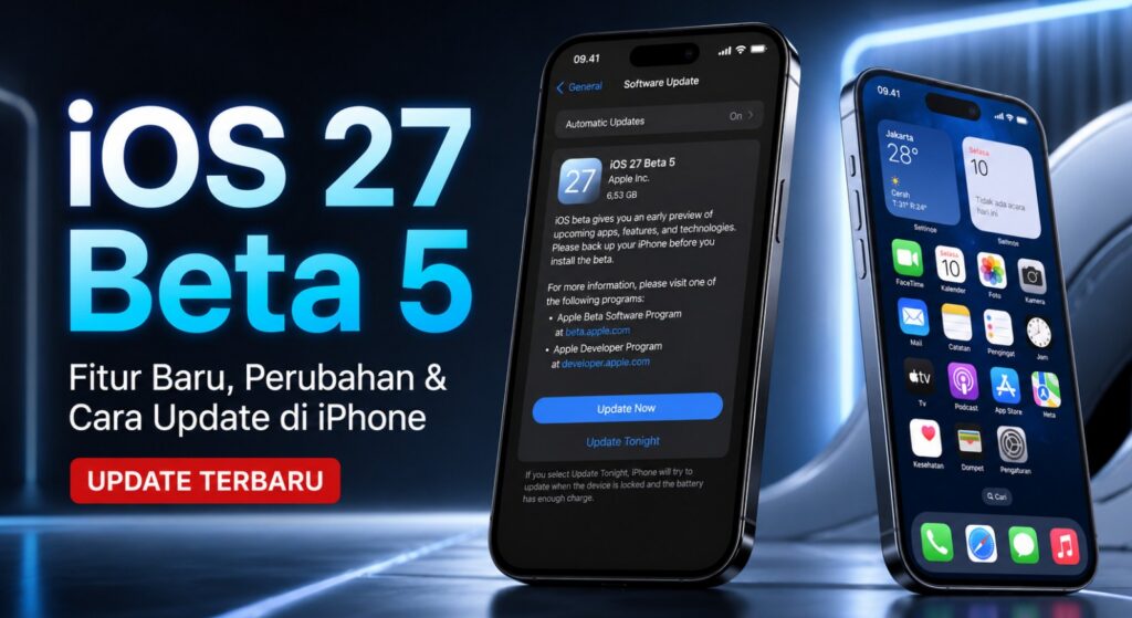 Apple iOS 27 Beta 5 Fitur Baru, Perubahan dan Cara Update di iPhone