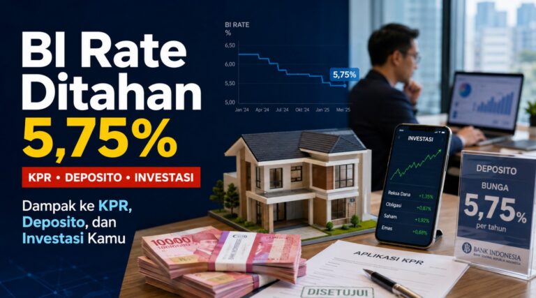 BI Rate Ditahan 5,75%: Dampak ke KPR, Deposito, dan Investasi Kamu