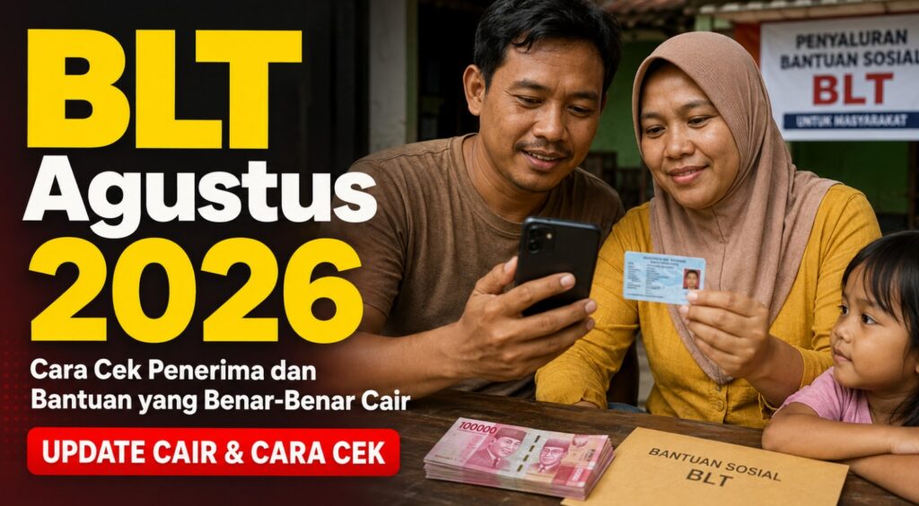 BLT Agustus 2026 Cara Cek Penerima dan Bantuan yang Benar-Benar Cair