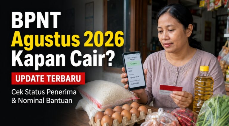 BPNT Agustus 2026 Kapan Cair? Cek Status Penerima dan Nominal Bantuan