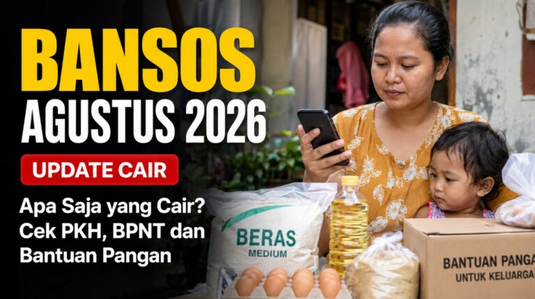 Bansos Agustus 2026 Apa Saja yang Cair? Cek PKH, BPNT dan Bantuan Pangan