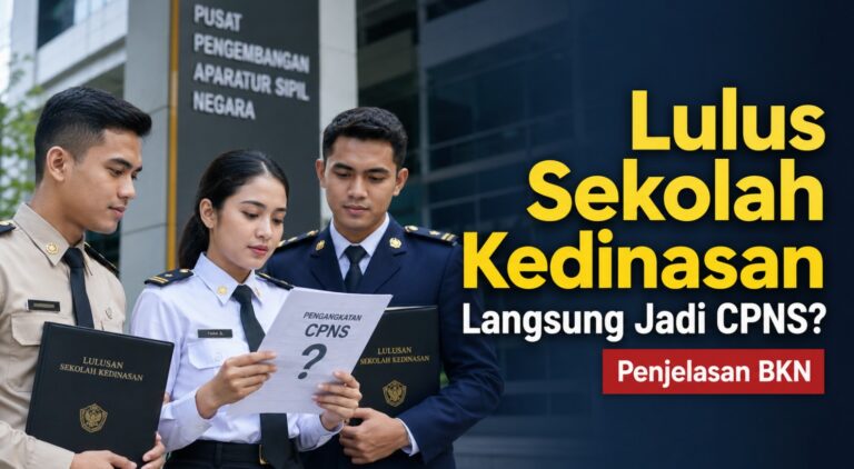 Benarkah Lulus Sekolah Kedinasan Langsung Jadi CPNS? Penjelasan BKN