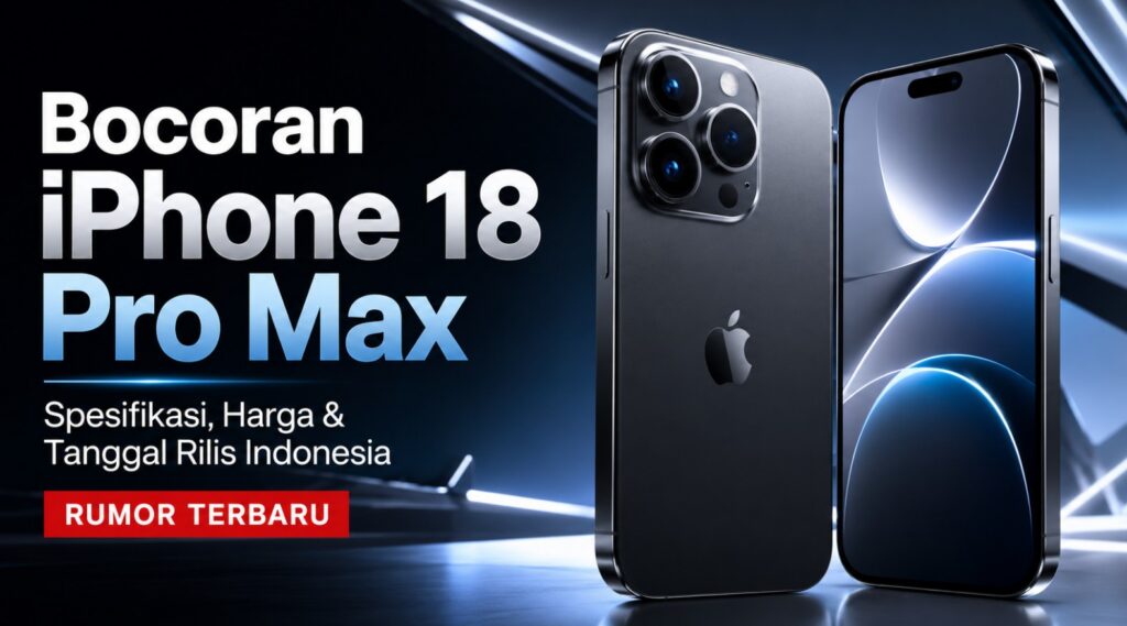 Bocoran iPhone 18 Pro Max Spesifikasi, Harga & Tanggal Rilis Indonesia