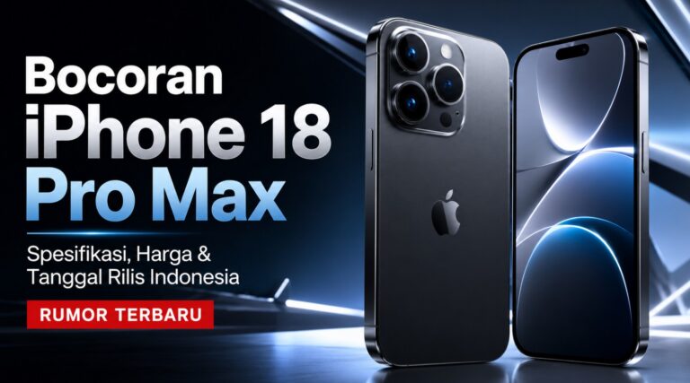 Bocoran iPhone 18 Pro Max: Spesifikasi, Harga & Tanggal Rilis Indonesia
