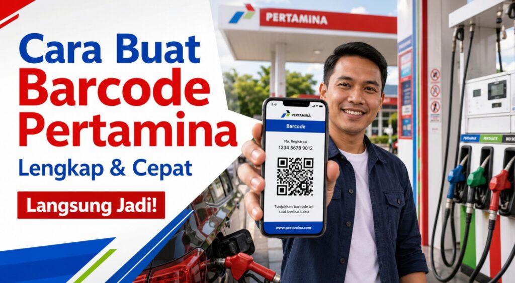 Cara Buat Barcode Pertamina Lengkap & Cepat (Langsung Jadi!)