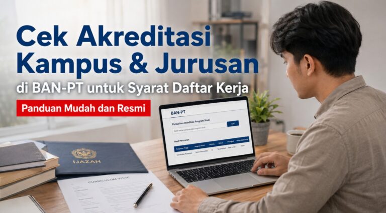 Cara Cek Akreditasi Kampus dan Jurusan di BAN-PT untuk Syarat Daftar Kerja