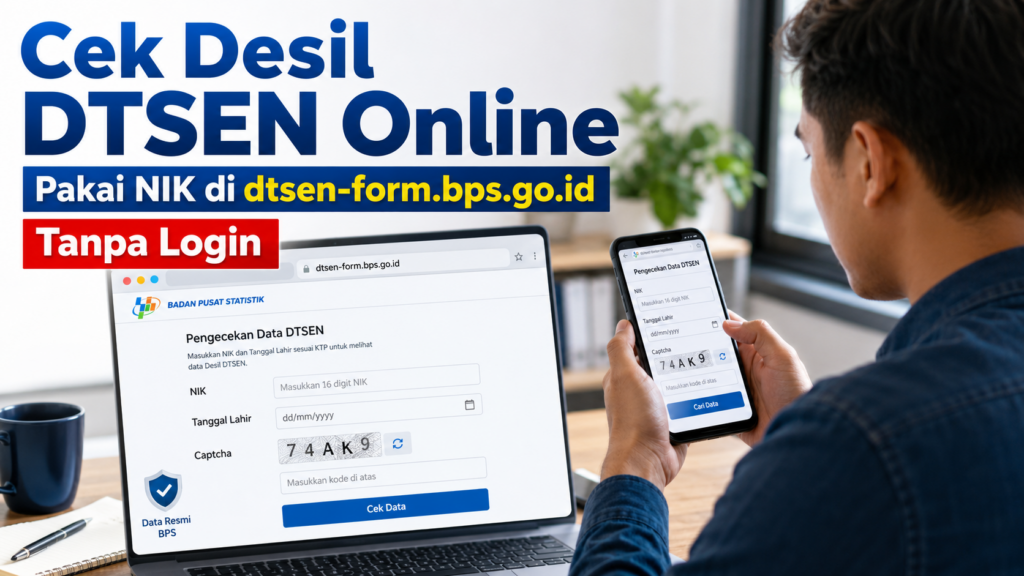 Cara Cek Desil DTSEN Online Pakai