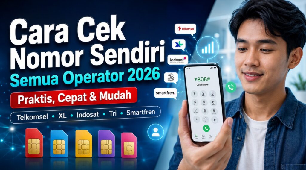 Cara Cek Nomor Sendiri Semua Operator 2026