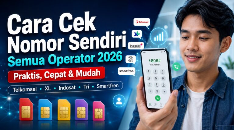 Cara Cek Nomor Sendiri Semua Operator 2026