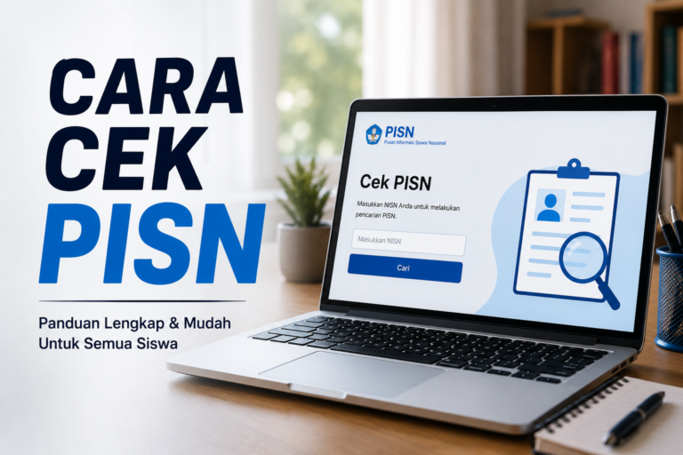 Cara Cek PISN Siswa Secara Online Menggunakan NISN dengan Mudah