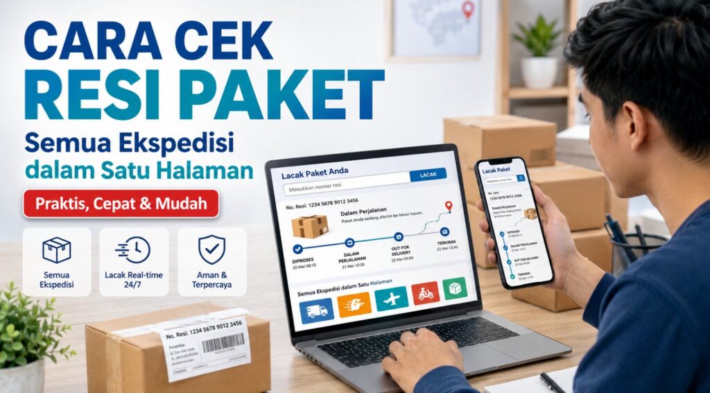 Cara Cek Resi Paket Semua Ekspedisi dalam Satu Halaman