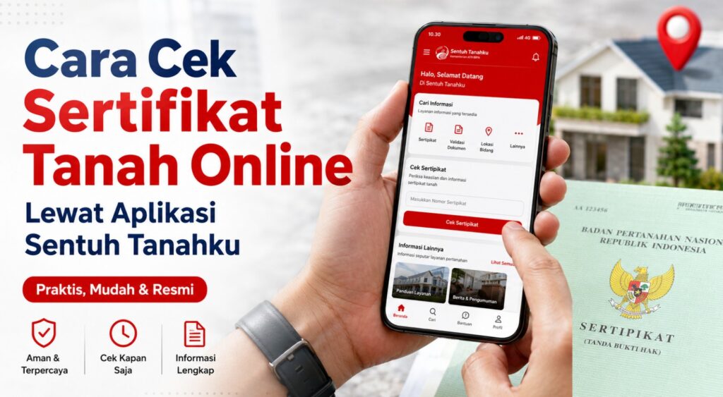 Cara Cek Sertifikat Tanah Online Lewat Aplikasi Sentuh Tanahku