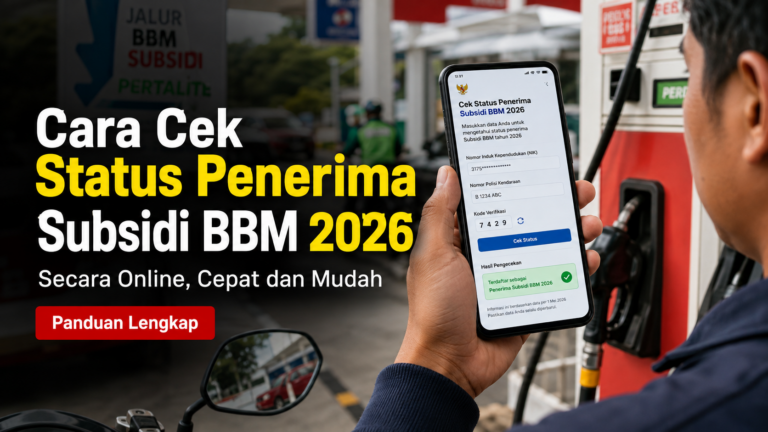 Cara Cek Status Penerima Subsidi BBM 2026 Secara Online