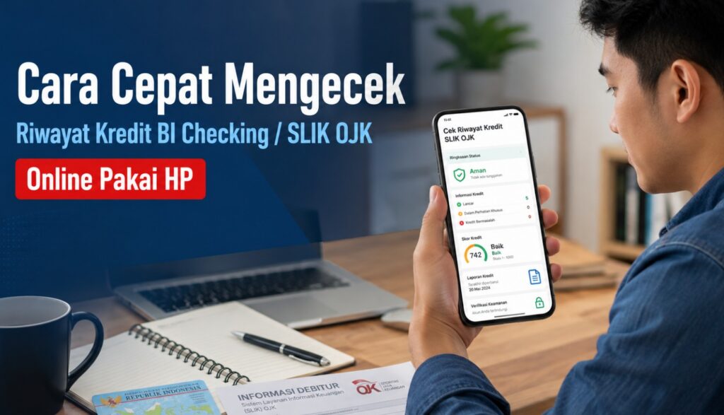 Cara Cepat Mengecek Riwayat Kredit BI Checking SLIK OJK Online Pakai HP