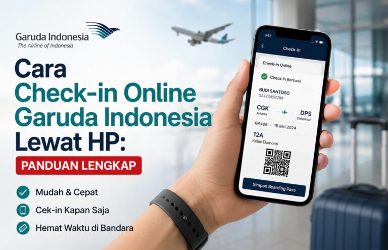 Cara Check-in Online Garuda Indonesia Lewat HP: Panduan Lengkap