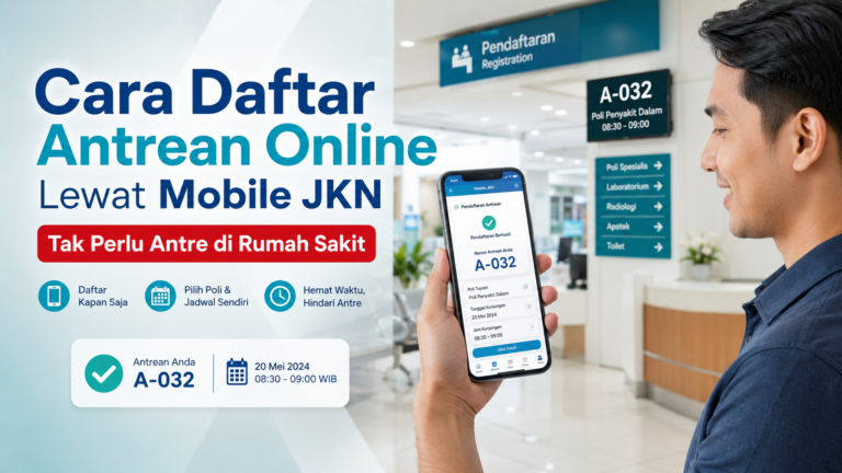 Cara Daftar Antrean Online Lewat Mobile JKN, Tak Perlu Antre di Rumah Sakit