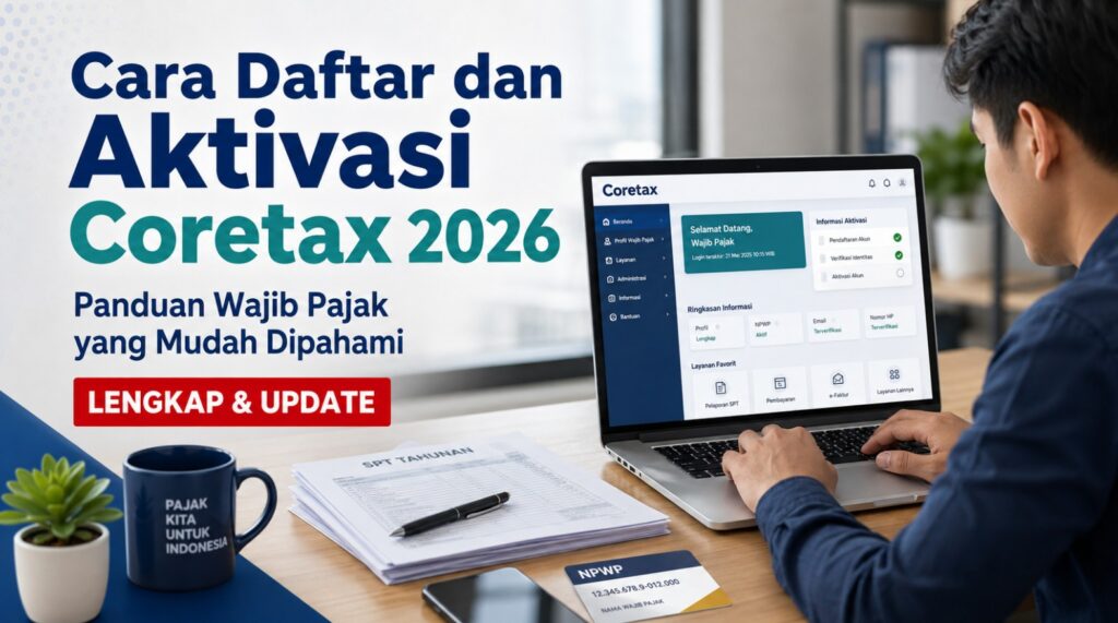 Cara Daftar dan Aktivasi Coretax 2026 untuk Wajib Pajak