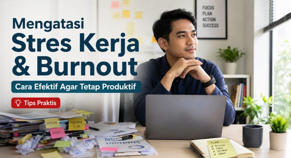 Cara Efektif Mengatasi Stres Kerja dan Burnout Agar Tetap Produktif