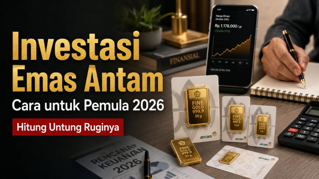 Cara Investasi Emas Antam untuk Pemula 2026, Hitung Untung Ruginya