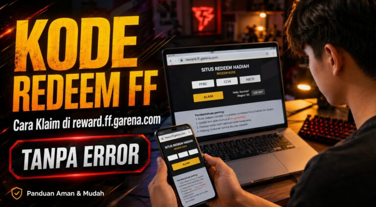 Cara Klaim Kode Redeem FF di reward.ff.garena.com Tanpa Error