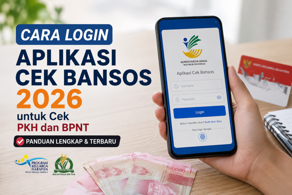 Cara Login Aplikasi Cek Bansos 2026 untuk Cek PKH dan BPNT