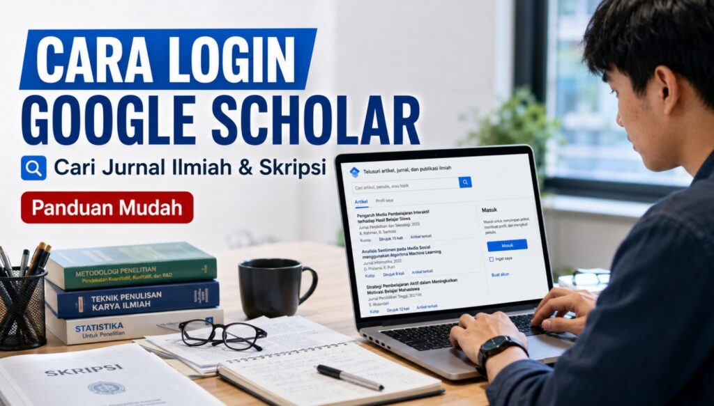 Cara Login Google Scholar untuk Cari Jurnal Ilmiah & Skripsi