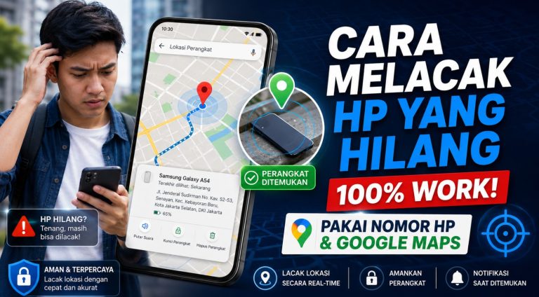 Cara Melacak HP yang Hilang Pakai Nomor HP & Google Maps (100% Work!)
