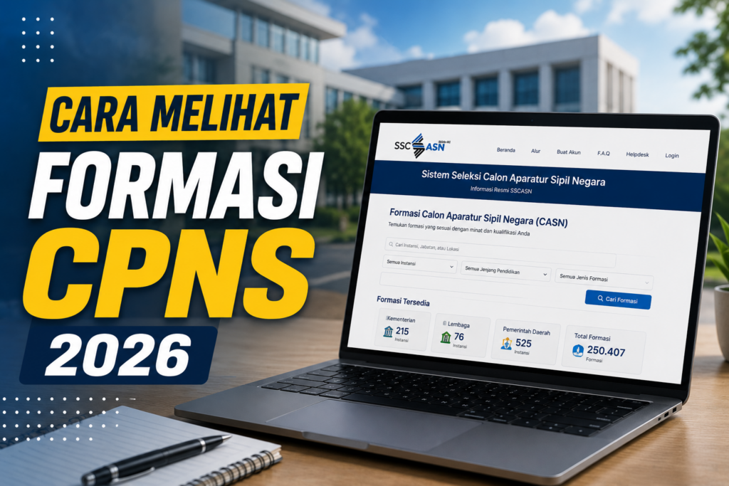 Cara Melihat Formasi CPNS