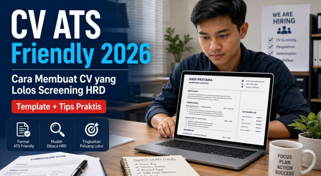 Cara Membuat CV ATS Friendly 2026 yang Lolos Screening HRD