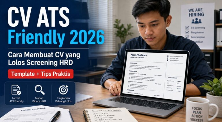 Cara Membuat CV ATS Friendly 2026 yang Lolos Screening HRD