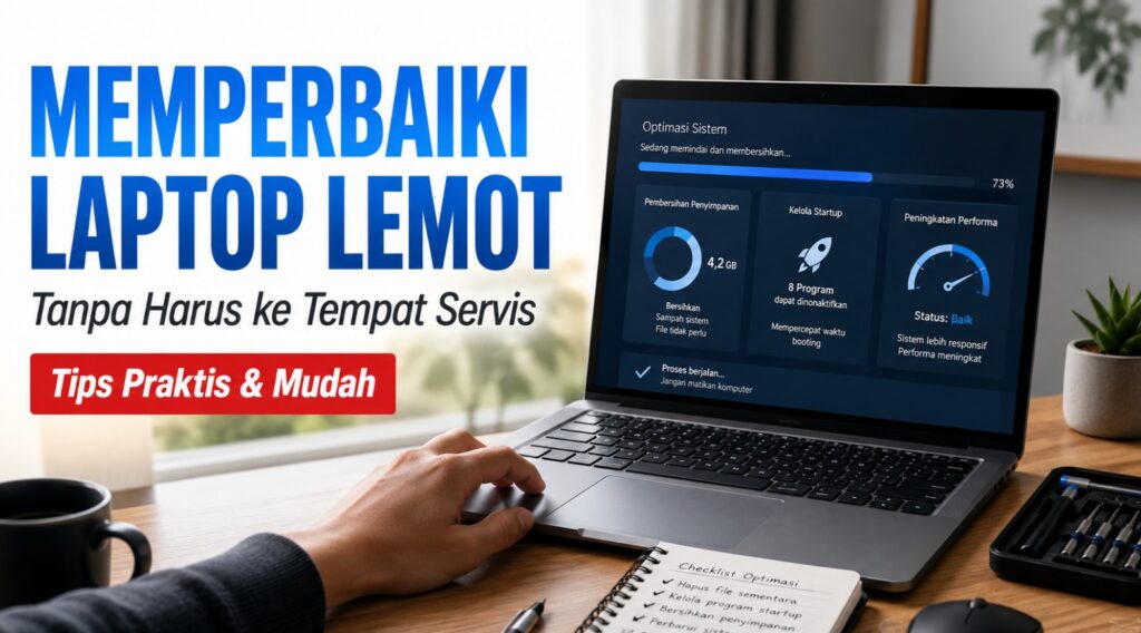 Cara Memperbaiki Laptop Lemot Tanpa Harus Ke Tempat Servis